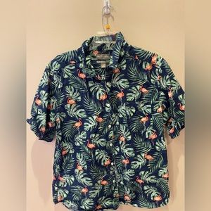 mens hawaiian button up